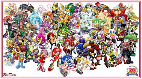 Sonic Characters Wallpapers - Top Free Sonic Characters Backgrounds ...