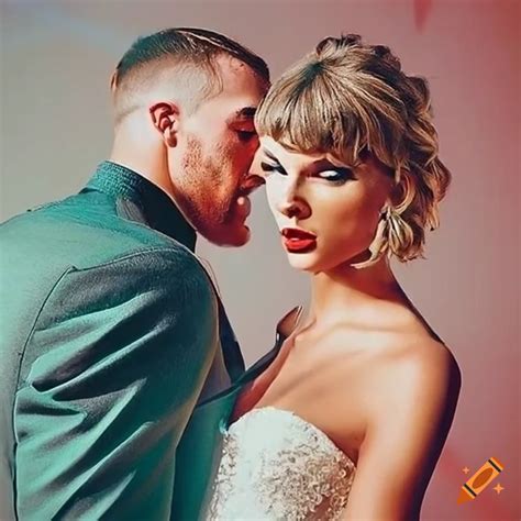 Taylor swift and travis kelce wedding on Craiyon