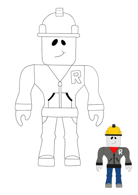 Roblox Builderman Coloring Pages - 2 Free Coloring Sheets (2021) | Free ...