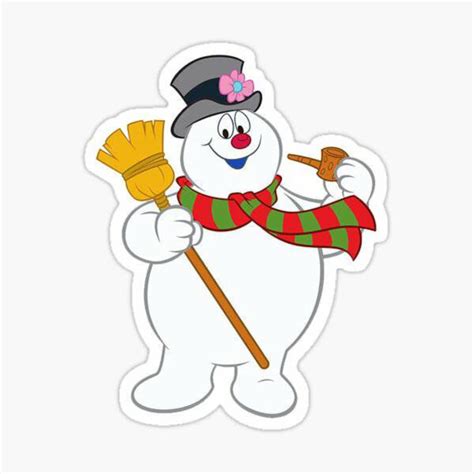 Frosty the snowman Stickers Vinyl Decal Laptop Decal | Etsy