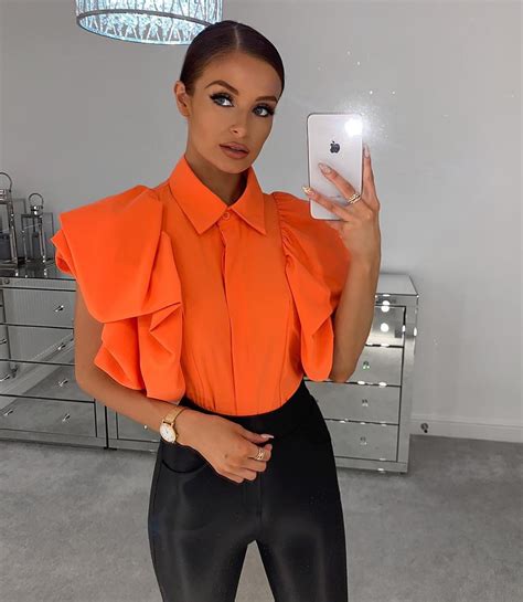 Yellow and orange formal wear, shirt, clothing ideas | Briony Gorton Instagram Girl | , Formal ...
