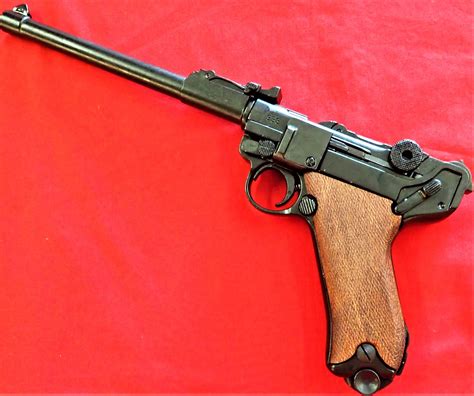 Replica Ww1 Ww2 German Artillery Luger Pistol By Denix | Free Nude Porn Photos