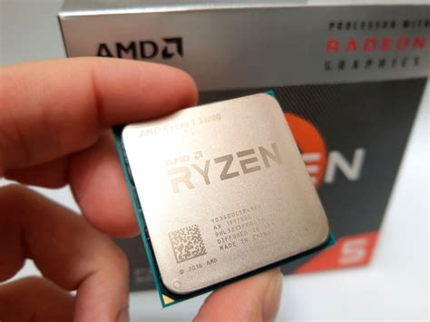 AMD Ryzen 3400G 4-core, 8-Thread Unlocked Desktop Processor With Radeon ...