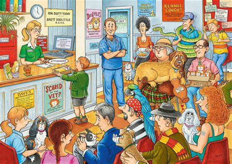 Ravensburger WHAT IF? No. 4 - At the Vets 1000pc Jigsaw Puzzle: Amazon ...