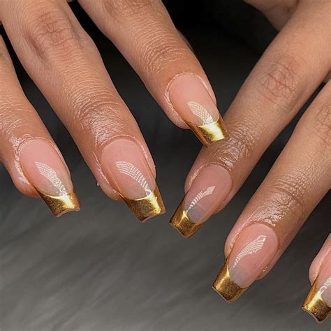 GEL-X NAILS (RIVERSIDE, CA) on Instagram: “gold chrome tips ⭐️ #gelnails #gelxnails #gelxapres # ...