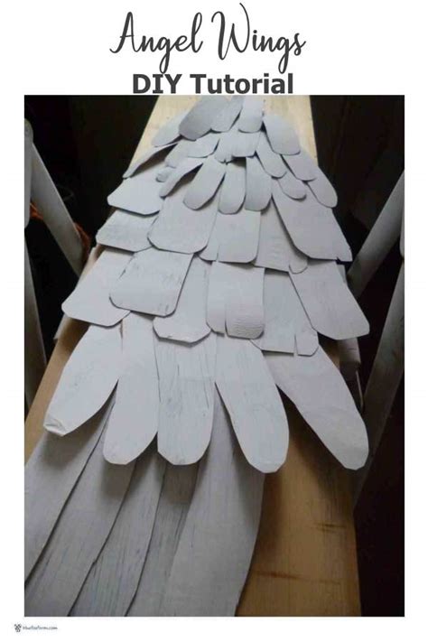 Angel Wings DIY Tutorial - how to make rustic Christmas decor