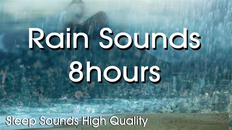 8 HOURS Relaxing Sounds of Gentle Rain W Waves Sounds - YouTube