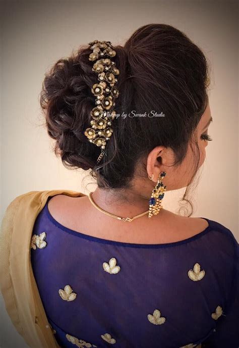 Short Hair Hairstyle For Indian Wedding Function - Hairstyle Guides