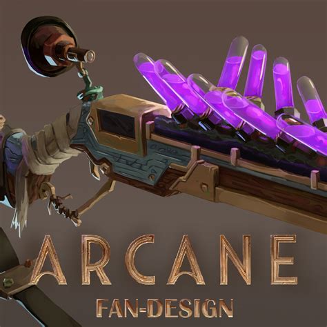 ArtStation - Shimmer Enforcer Rifle - Arcane Fan-Design