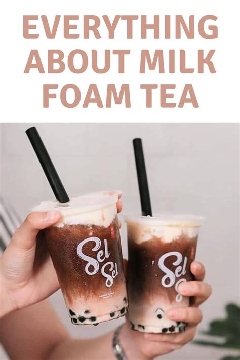 Foamy tea! | Milk foam, Tea cafe, Tea