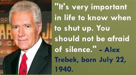 Alex Trebek, born July 22, 1940. #AlexTrebek #JulyBirthdays #Quotes ...