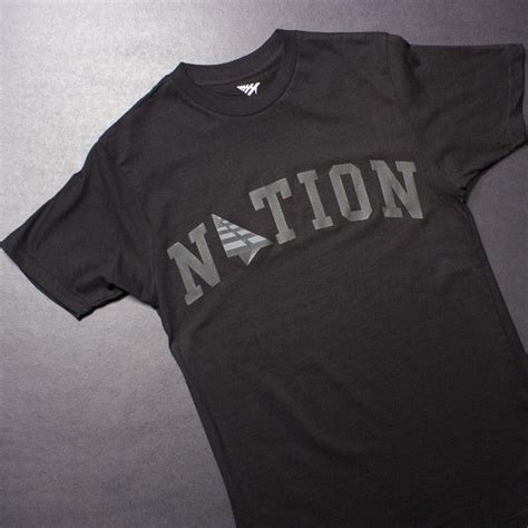 Roc Nation Nation Tee (Black/Black) $45 Paper Planes, Roc, Order Online ...