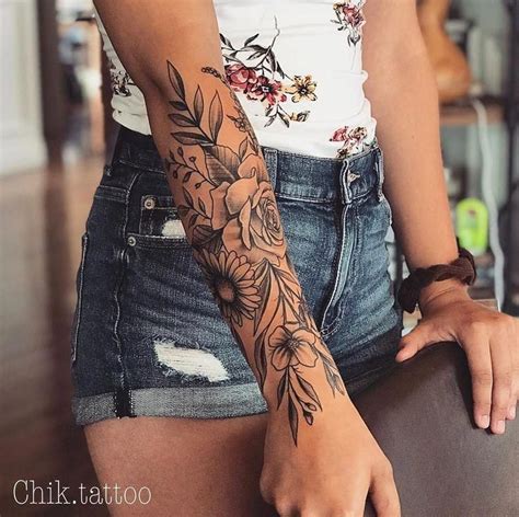 fake tattoo sleeves #Sleevetattoos | Bloemen sleeve tatoeages, Tatoeage ...