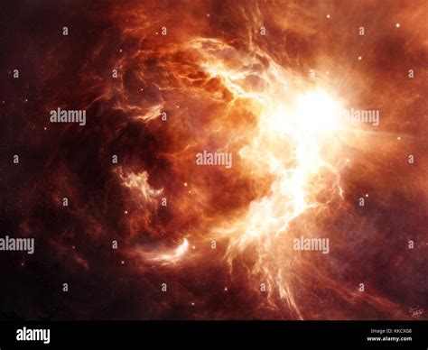 Phoenix Nebula by freelancah Stock Photo - Alamy