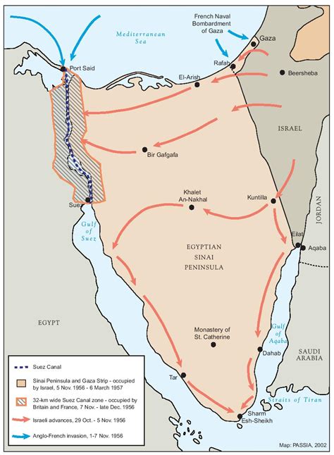 Suez Canal Egypt Map - Suez Canal Zone 1954 - Suez canal authority via ...