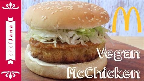 VEGAN McCHICKEN⎜1 main ingredient vegan chicken patty⎜super easy! - YouTube