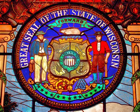 Wisconsin State Seal | After much image manipulation, and in… | Flickr