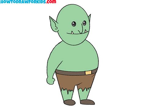 How to Draw an Ogre - Easy Drawing Tutorial For Kids