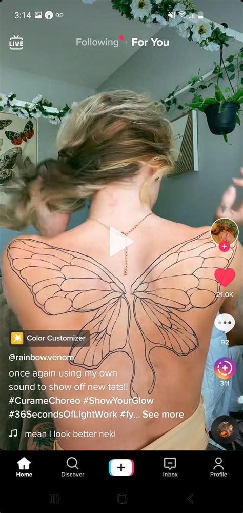 Fairy wings tattoo | Fairy wing tattoos, Tasteful tattoos, Wings tattoo