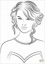 Taylor Swift coloring Book  Famous singers Coloring Pages sketch template