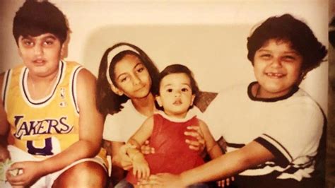 Arjun Kapoor's childhood photos with baby Janhvi, Anshula and Rhea Kapoor is high on swag ...