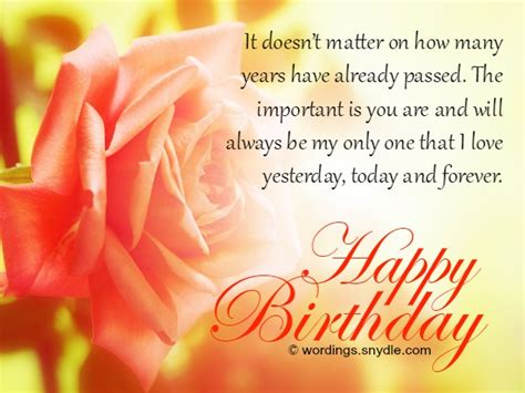 Birthday Wishes And Messages for Wife – Wordings and Messages