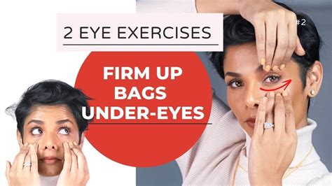 2 EYE EXERCISES to FIRM UP BAGS UNDER EYES/ Causes and Home Remedies - YouTube