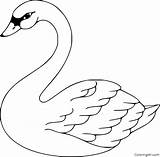 Swan Coloring Pages 30 Free Printables  ColoringAll sketch template