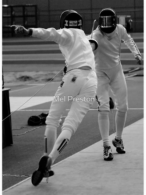 "Fencing Lunge" Poster for Sale by gurumel | Redbubble