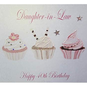 Hallmark daughter-in-law 40th Birthday Card.: Amazon.co.uk: Office Products