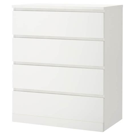 Buy MALM Chest of 4 Drawers, White Online Qatar - IKEA