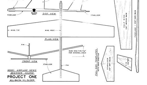 Balsa Wood Templates 5 Giant Steps Project 1 Plan Thumbnail Model Planes – williamson-ga.us