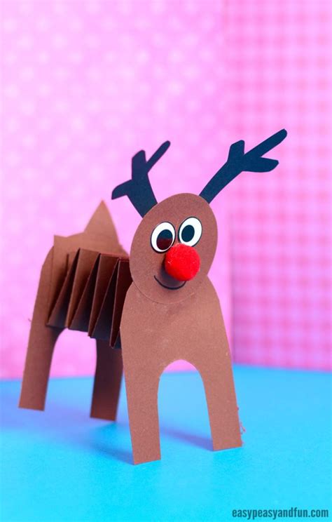 Printable Accordion Paper Reindeer Craft Here S A Fun - vrogue.co