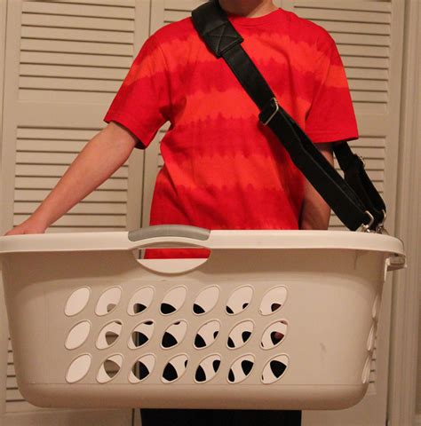 "Handy Helper" carrying strap, to help you carry your laundry basket with limited or no use of ...