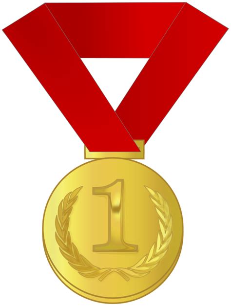 Gold Number 1 Medal Clip Art Image - ClipSafari