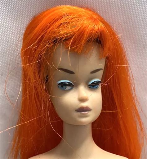 VINTAGE MATTEL 1960'S Barbie Color Magic Bright Orange Wig No Doll $69.95 - PicClick