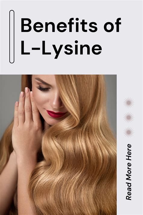 Benefits of L-lysine in 2024 | Vitamins for hair growth, L-lysine, Glycerin for hair