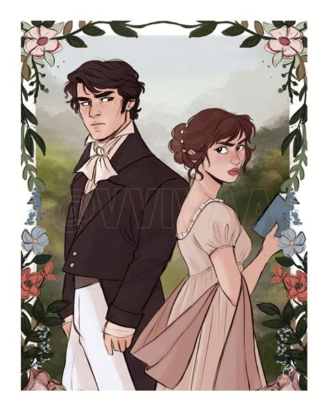 Pride & Prejudice | Lizzie and Darcy | 8x10 Print Elizabeth Bennet ...