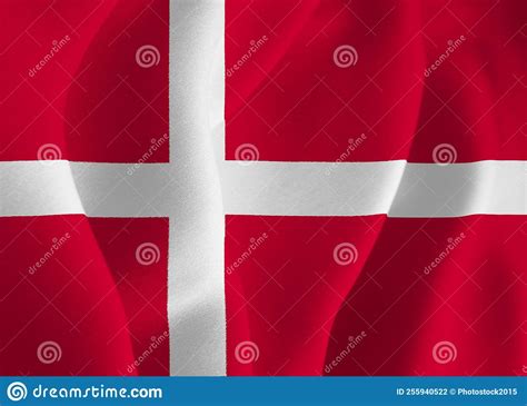 Denmark flag design 2 stock illustration. Illustration of closeup - 255940522