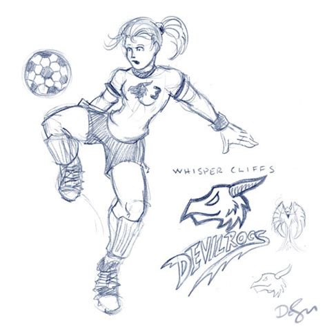 Cup Doodle: Soccer Girl: The Artist's Curse