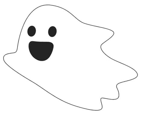 Ghost Printable Template