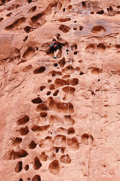 Pocket Rocket, Moab. 5.10c/5.9 sport route Outdoor Climbing, Outdoor Hiking, Adventure Sports ...