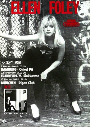 Ellen Foley - Nightout, Tour 1980 - Konzertplakat, US$ 243.36