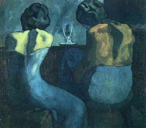 PABLO PICASSO - Two Women sitting at a bar (1902) | Picasso art, Pablo picasso paintings ...