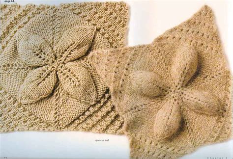 Apple-leaf pattern on cotton warp quilt. Fashionable knitting in 1830s. | Baby knitting patterns ...