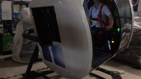 720 flight simulator with VR headset Oculus Dk2 - YouTube