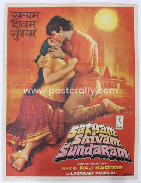 Buy Satyam Shivam Sundaram 1978 Original Bollywood Movie Poster ...