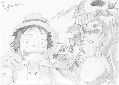 Fanart!!! (One Piece, Naruto and Bleach) by DanDrawingman on DeviantArt