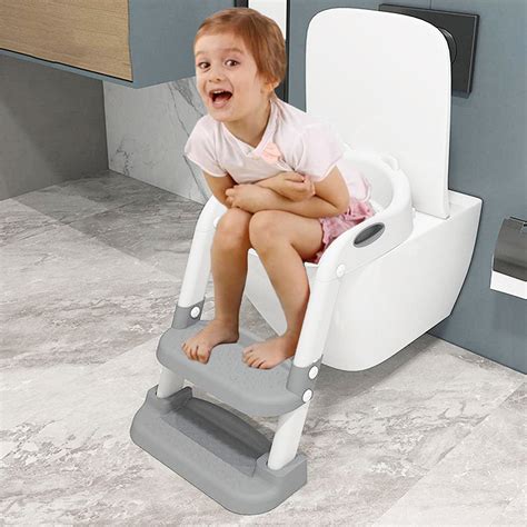 Sturdy Potty-Training Seat with Ladder — Off The Back