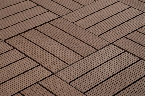 WPC Deck Tile (1x1) Teak - Inovar Flooring